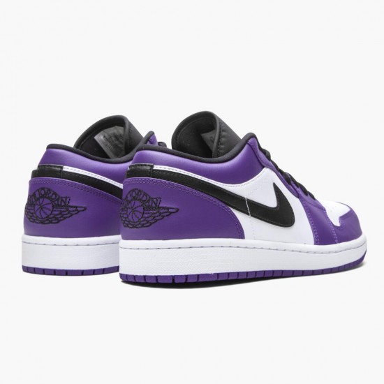 Jordan 1 Retro Low Court Purple Dame/Herre 553558-500 Jordan sko