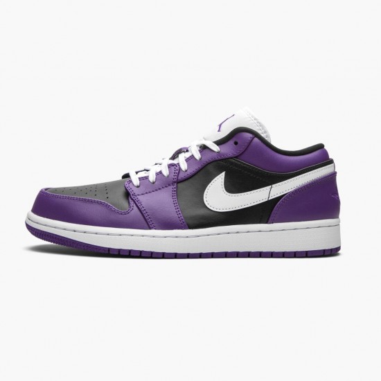 Jordan 1 Retro Low Court Purple Dame/Herre 553558-501 Jordan sko