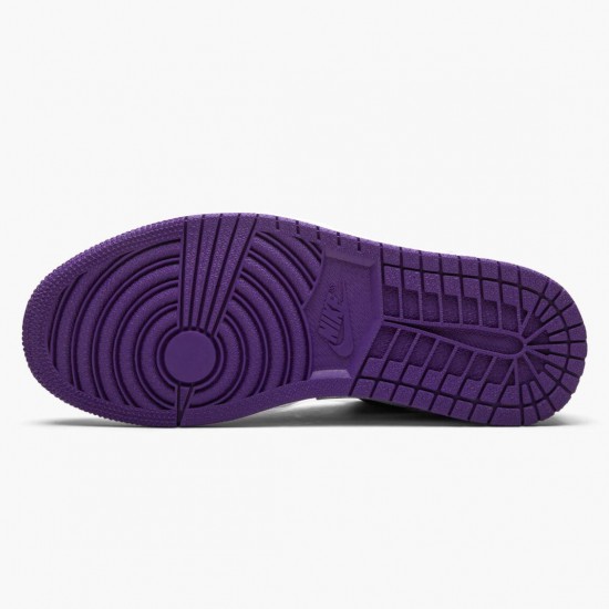 Jordan 1 Retro Low Court Purple Dame/Herre 553558-501 Jordan sko