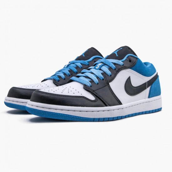 Jordan 1 Retro Low Laser Blue Dame/Herre CK3022-004 Jordan sko