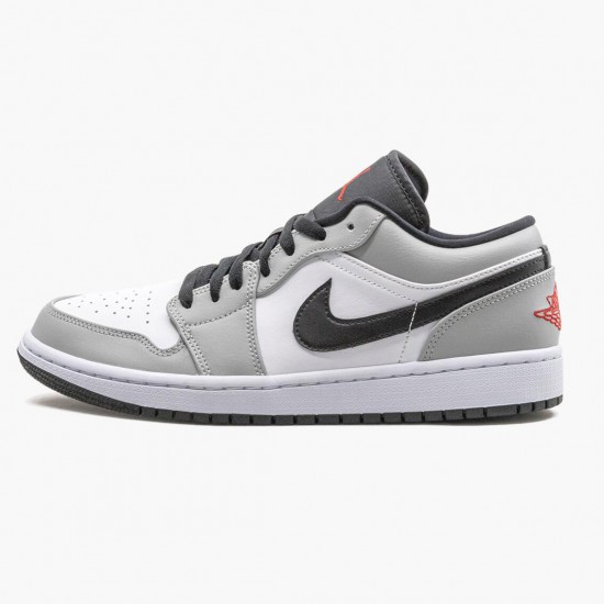 Jordan 1 Retro Low Light Smoke Grey Dame/Herre 553558-030 Jordan sko