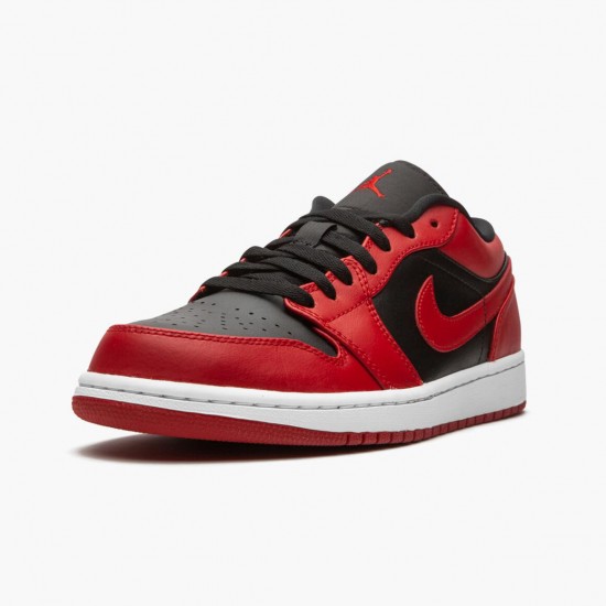 Jordan 1 Retro Low Reverse Bred Dame/Herre 553558-606 Jordan sko