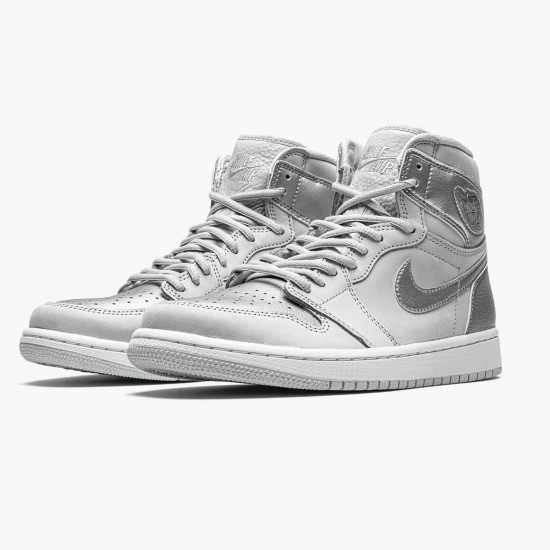 Jordan 1 High OG CO.JP Neutral Grey Dame/Herre DC1788-029 Jordan sko