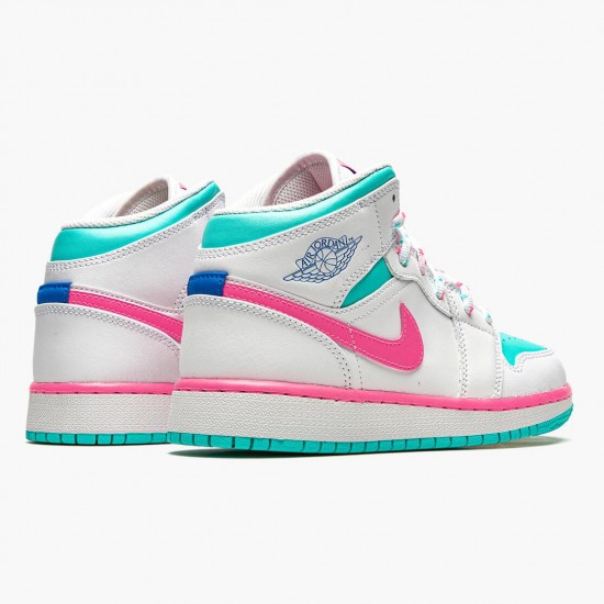 Jordan 1 Mid Digital Pink Dames 555112-102 Jordan sko