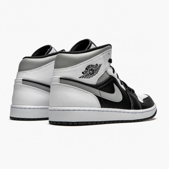 Jordan 1 Mid White Shadow Dame/Herre 554724-073 Jordan sko