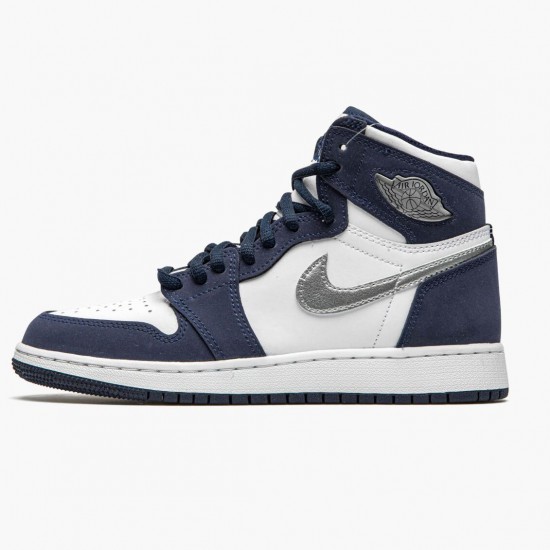 Jordan 1 Retro High COJP Midnight Navy Dame/Herre DC1788-100 Jordan sko