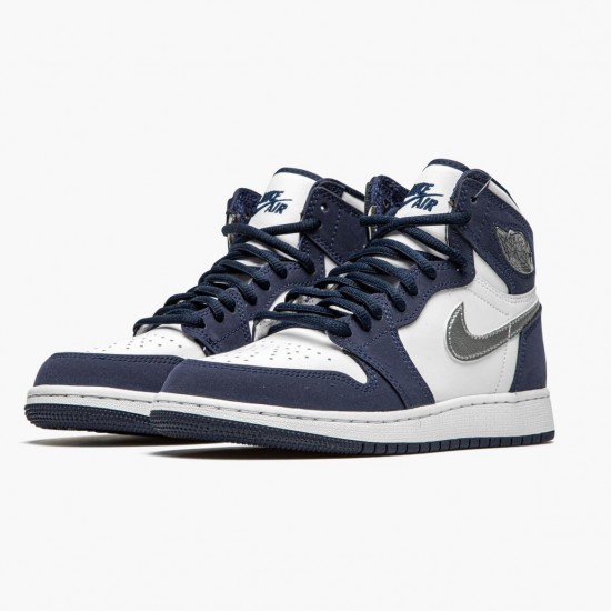 Jordan 1 Retro High COJP Midnight Navy Dame/Herre DC1788-100 Jordan sko