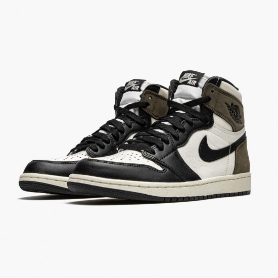 Jordan 1 Retro High Dark Mocha Dame/Herre 555088-105 Jordan sko