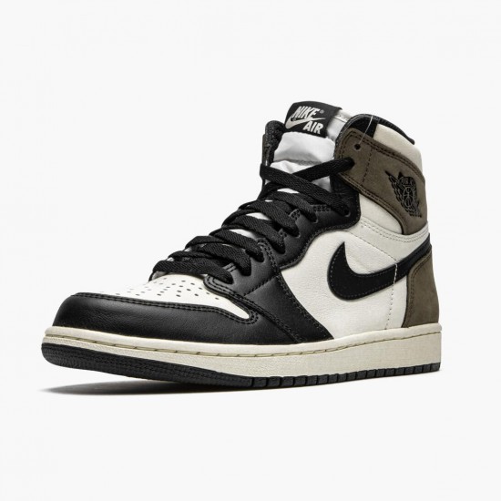 Jordan 1 Retro High Dark Mocha Dame/Herre 555088-105 Jordan sko