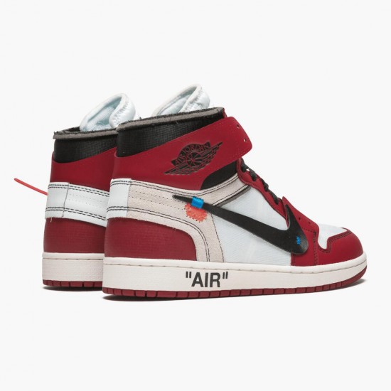 Jordan 1 Retro High Off-White Chicago Dame/Herre AA3834-101 Jordan sko