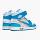 Jordan 1 Retro High Off-White University Blue Dame/Herre AQ0818-148 Jordan sko