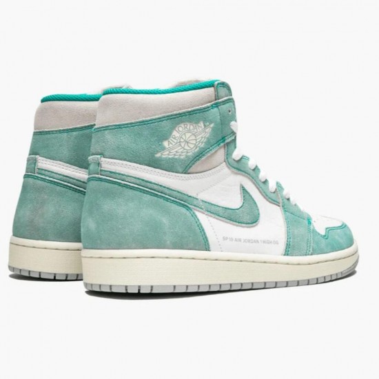 Jordan 1 Retro High Turbo Green Dame/Herre 555088-311 Jordan sko