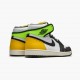 Jordan 1 Retro High White Black Volt University Gold Herre 555088-118 Jordan sko