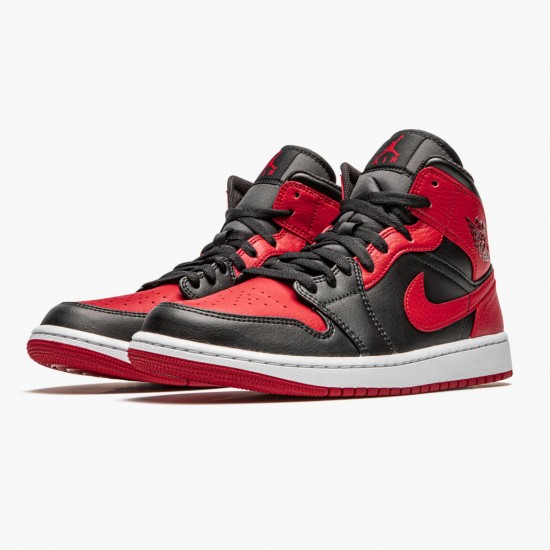 Jordan 1 Mid Banned 2020 Dame/Herre 554724-074 Jordan sko