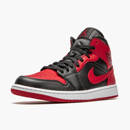 Jordan 1 Mid Banned 2020 Dame/Herre 554724-074 Jordan sko