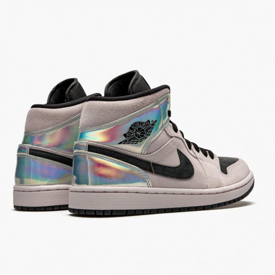 Jordan 1 Mid Dirty Powder Iridescent Barely Dame/Herre BQ6472-602 Jordan sko