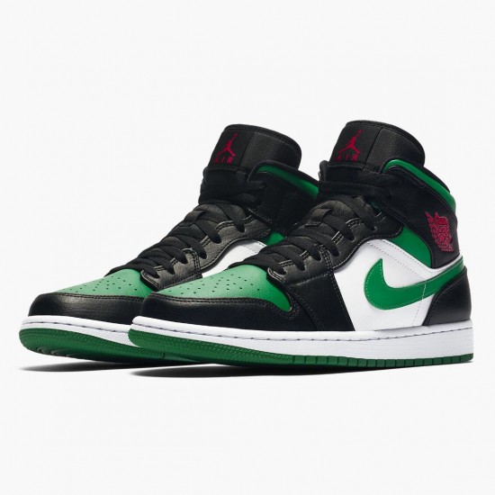 Jordan 1 Mid Pine Green Herre 554724-067 Jordan sko