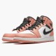 Jordan 1 Mid Pink Quartz Herre 555112-603 Jordan sko