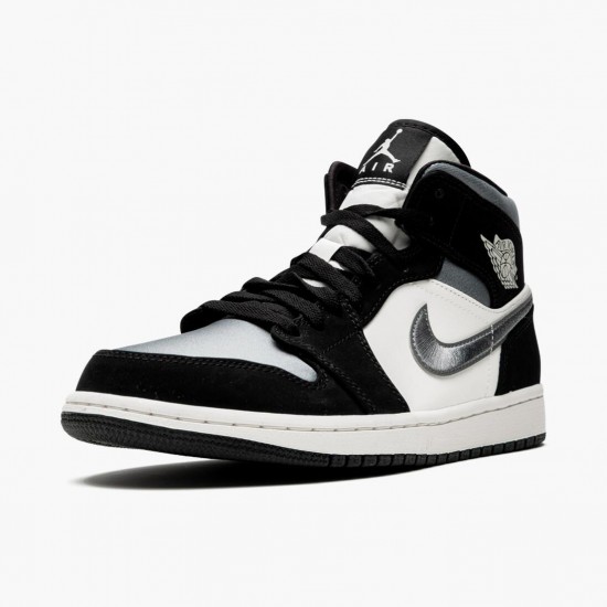 Jordan 1 Mid Satin Grey Herre 852542-011 Jordan sko