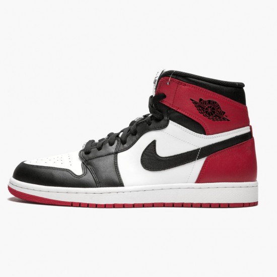 Jordan 1 Retro High Black Toe Herre 555088-184 Jordan sko