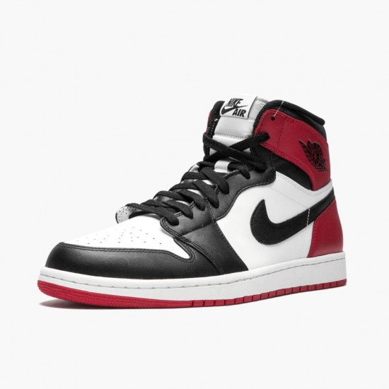 Jordan 1 Retro High Black Toe Herre 555088-184 Jordan sko