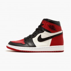 Jordan 1 Retro High Bred Toe Dame/Herre 555088-610 Jordan sko