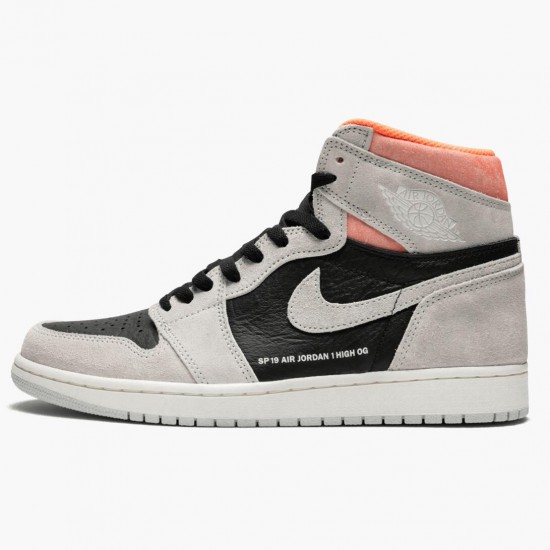 Jordan 1 Retro High Neutral Grey Herre 555088-018 Jordan sko