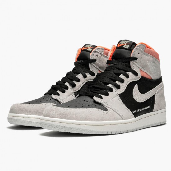 Jordan 1 Retro High Neutral Grey Herre 555088-018 Jordan sko