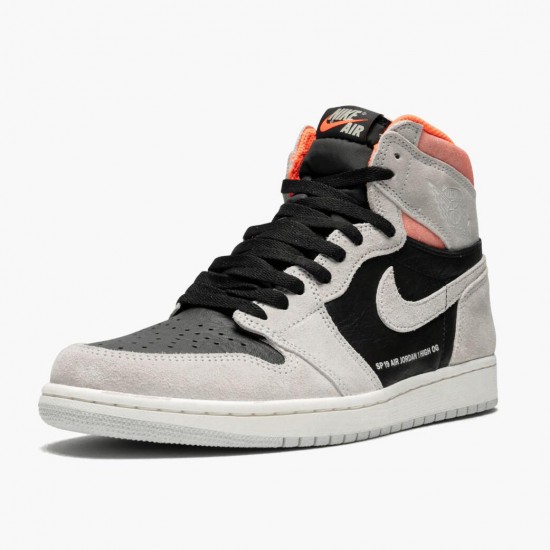 Jordan 1 Retro High Neutral Grey Herre 555088-018 Jordan sko