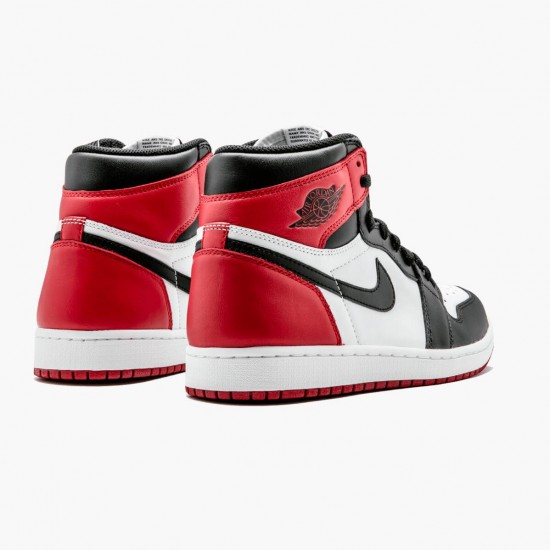 Jordan 1 Retro High OG Black Toe Herre 555088-125 Jordan sko