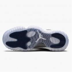 Jordan 11 Low Navy Snakeskin Herre CD6847-102 Jordan sko