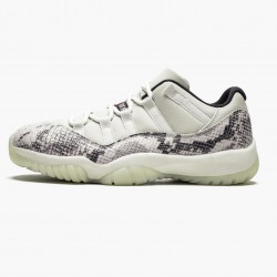 Jordan 11 Retro Low Snake Light Bone Dame/Herre CD6846-002 Jordan sko