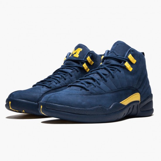 Jordan 12 Retro Michigan Herre BQ3180-407 Jordan sko