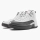 Jordan 12 Retro White Dark Grey Herre 130690-160 Jordan sko