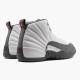 Jordan 12 Retro White Dark Grey Herre 130690-160 Jordan sko