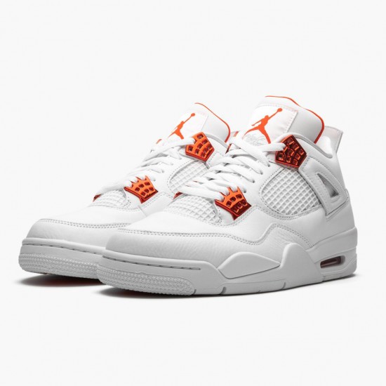 Jordan 4 Retro Metallic Orange Dame/Herre CT8527-118 Jordan sko