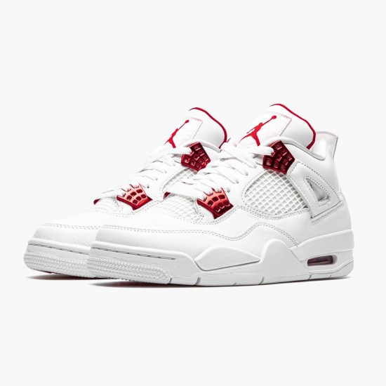 Jordan 4 Retro Metallic Red Dame/Herre CT8527-112 Jordan sko