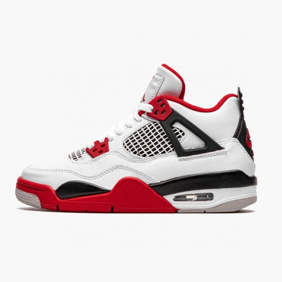 Jordan 4 Retro OG GS Fire Red 2020 Herre 408452-160 Jordan sko