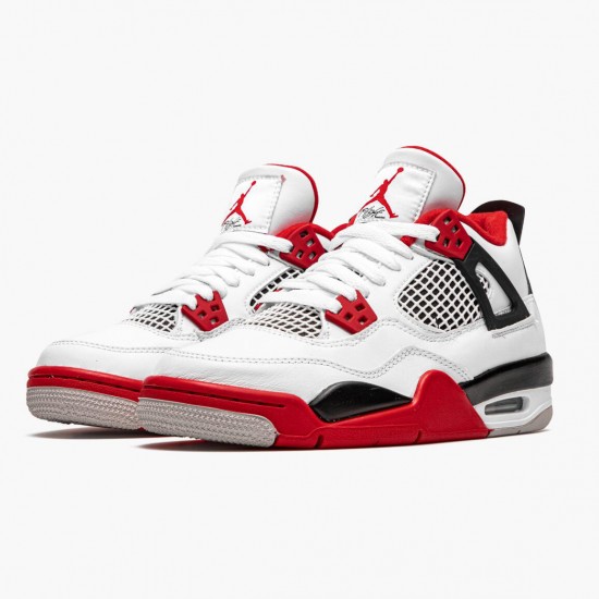 Jordan 4 Retro OG GS Fire Red 2020 Herre 408452-160 Jordan sko