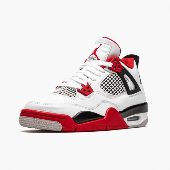 Jordan 4 Retro OG GS Fire Red 2020 Herre 408452-160 Jordan sko