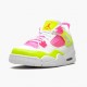 Jordan 4 Retro White Lemon Pink Dame/Herre CV7808-100 Jordan sko