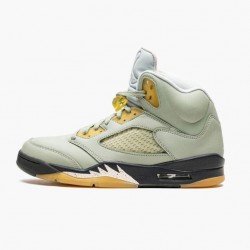 Jordan 5 Jade Horizon Light Silver Anthracite Pink Glaze Dame/Herre DC7501-300 Jordan sko