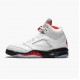 Jordan 5 Retro Fire Red Silver Tongue Herre DA1911-102 Jordan sko