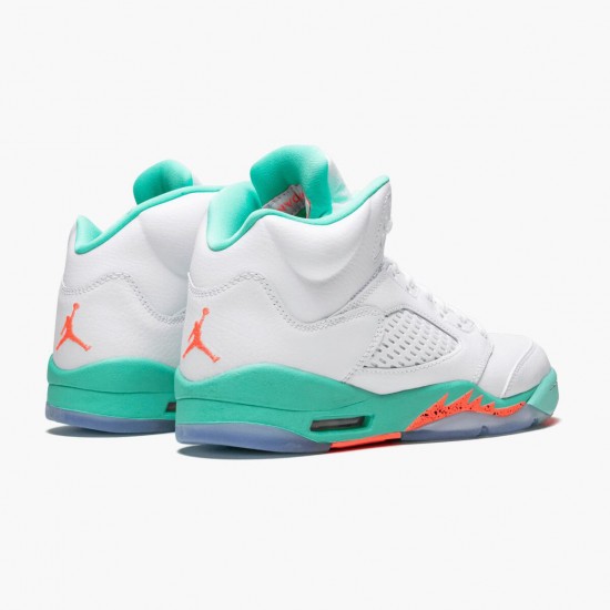 Jordan 5 Retro Light Aqua Dame/Herre 440892-100 Jordan sko