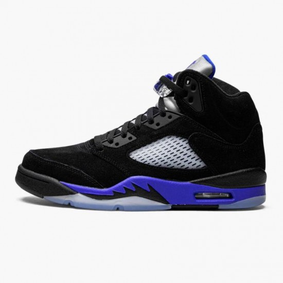 Jordan 5 Retro Racer Blue With Black Blue Dame/Herre CT4838-004 Jordan sko