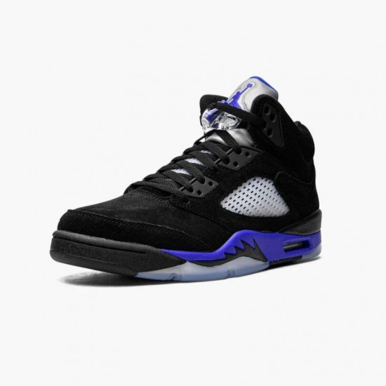 Jordan 5 Retro Racer Blue With Black Blue Dame/Herre CT4838-004 Jordan sko