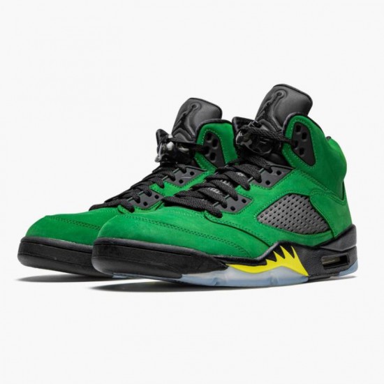 Jordan 5 Retro SE Oregon Green Yellow Dame/Herre CK6631-307 Jordan sko