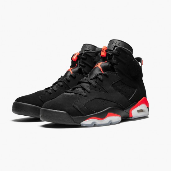 Jordan 6 Retro Black Infrared Herre 384664-060 Jordan sko