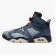 Jordan 6 Retro Washed Denim Dame/Herre 384664-060 Jordan sko