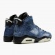 Jordan 6 Retro Washed Denim Dame/Herre 384664-060 Jordan sko